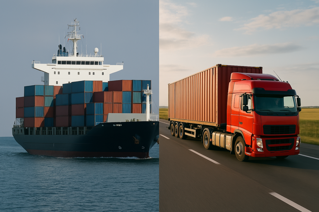 Cabotagem x Transporte Rodoviário: qual é o mais econômico e seguro? - Akamai